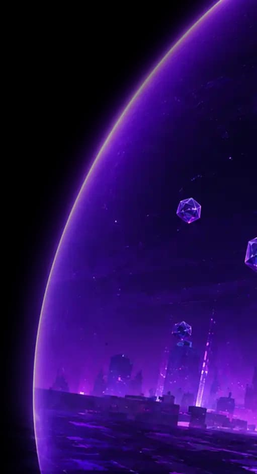 Skyline glow background